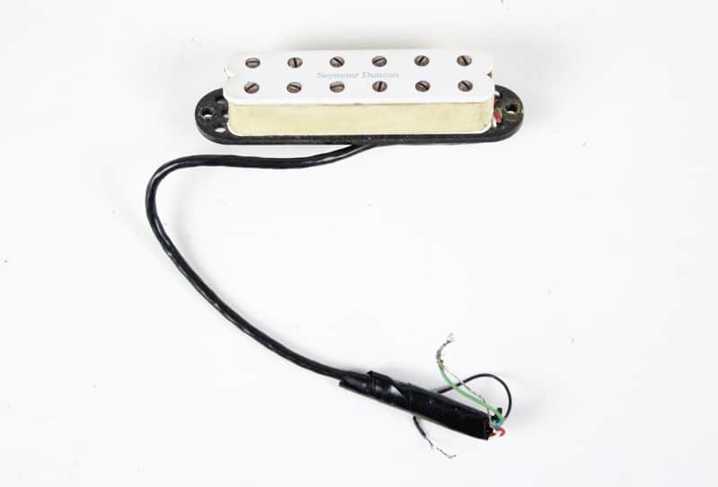 1980s-1990s Vintage Seymour Duncan SL59-1N Little '59 Humbucker Strat Neck Pickup White image 1