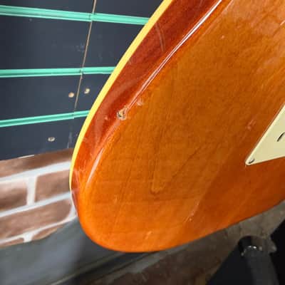 Fender Aerodyne Special 100DMC Flame Amber 2006-08 Electric Guitar image 14