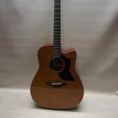 Yamaha A1M Dreadnought Acoustic-Electric with Cutaway 2010s - Natural image 1