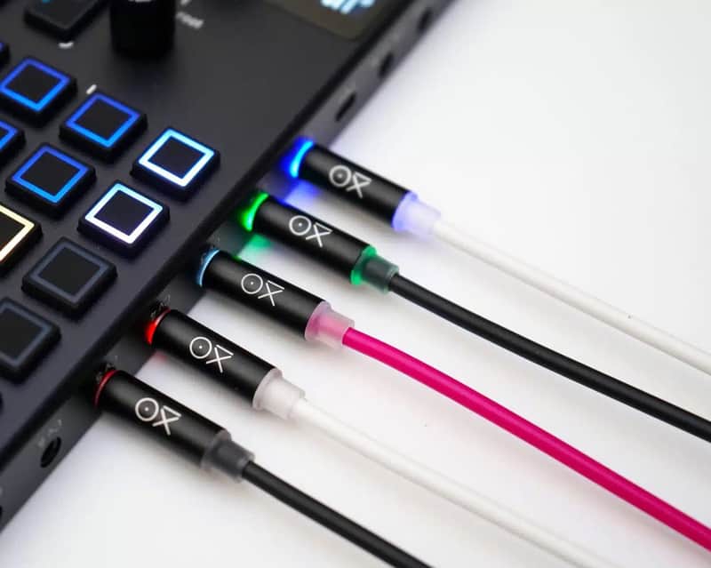 Oxi Instruments OXI Glows x 5 Bi-Colour LED Cables image 1