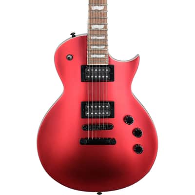 ESP LTD EC-256FM Electric Guitar, Candy Apple Red Satin image 7