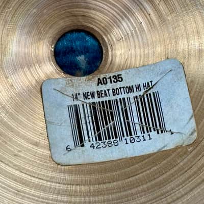 Don't pay £400+!! 14" LIGHT! Zildjian A NEW BEAT Hihats 865g 1479g image 11
