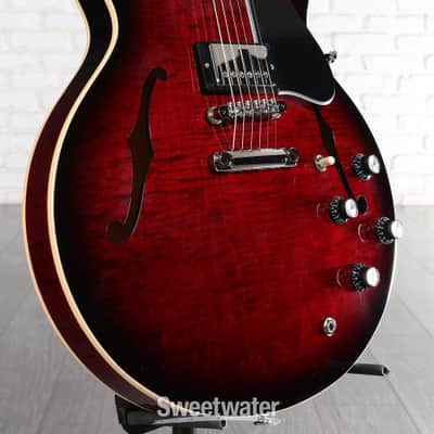 Gibson ES-335 Figured Semi-hollowbody Electric Guitar - Blood Moon Burst (ES35F00MNNHd1) image 4