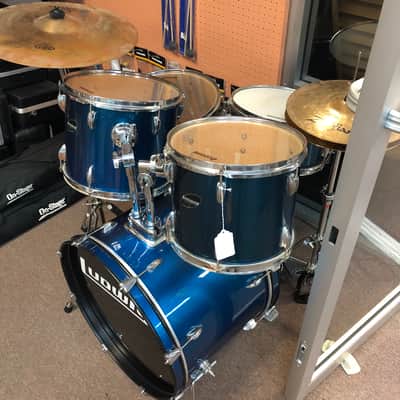 Ludwig Accent 5 Piece Drum Kit - Blue (With Hardware and Zildjian Cymbals) image 6
