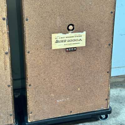 Vintage Allied 2330A 3-Way Speaker Pair image 12