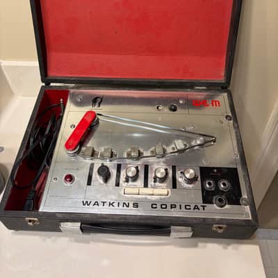 WEM Watkins Copicat Solid-State Tape Echo 1970s - Metal with Black Case image 13
