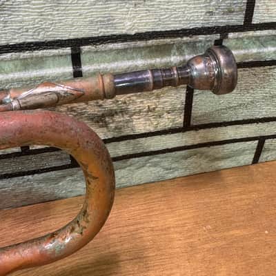 Antoine Courtois Brevete Trumpet Natural Relic with Case image 13