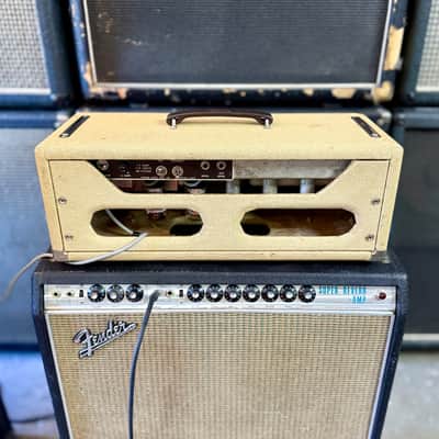 Fender Bassman Amp 6G6 1962 - Blonde original vintage USA blond brownface tube amplifier image 4
