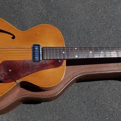 Epiphone Harry Volpe Rare Vintage Hollowbody Archtop 1955-57 Natural image 1