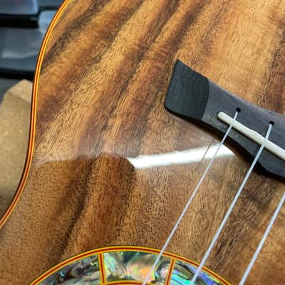 Snail S60T Solid Acacia Tenor Ukulele 2025 - Gloss, Workshop repair REF No203 image 10
