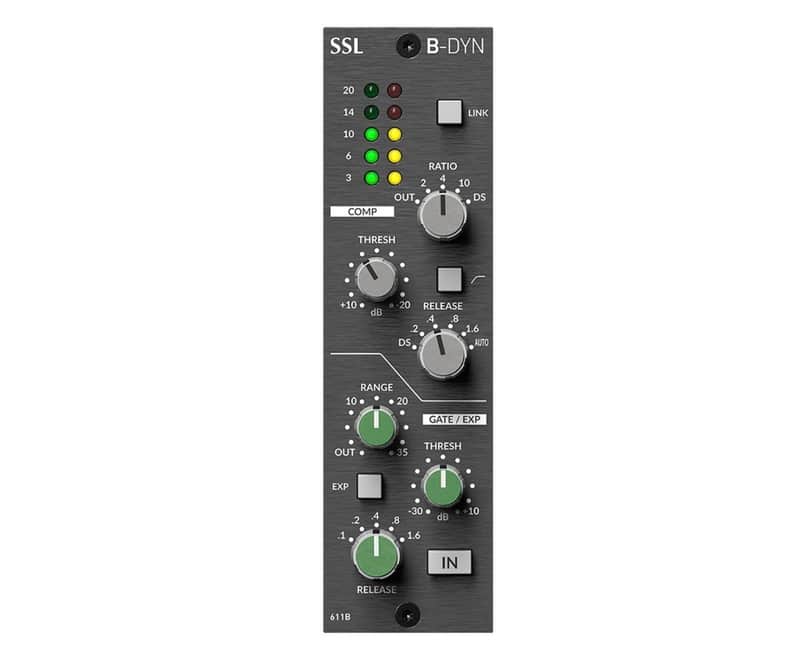 Solid State Logic 611DYN 500-Series Dynamics Module 2012 - Present - Black image 1