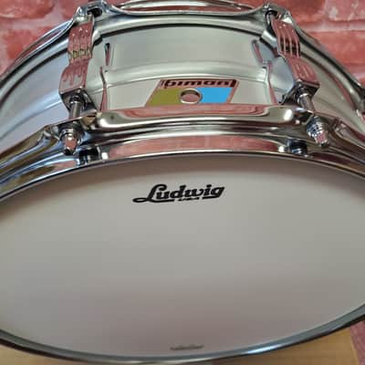 Ludwig *Pre-Order* Acrolite 5x14" Aluminum Brushed 10-Lug Snare Drum w/Twin Bowtie Lugs | NEW | Made in the USA | Special Order | Authorized Dealer image 5