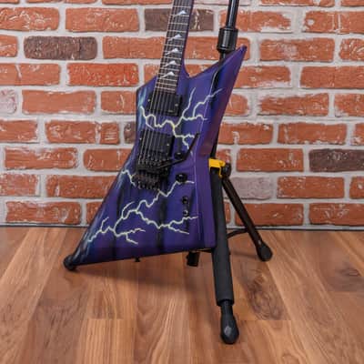 Hamer Scepter Lightning Bolt Day Glo Graphic 1987 w/OHSC image 5