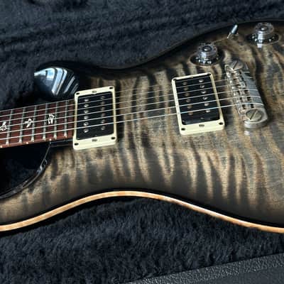 PRS Paul Reed Smith P22 Piezo & Stunning Greyblack Flametop Acoustic Tones image 10