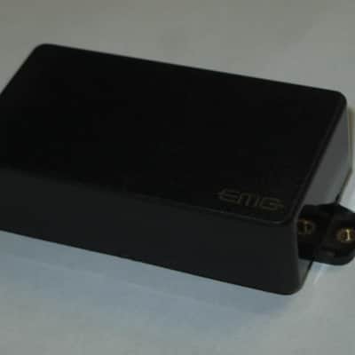 very lightly used genuine EMG 85 Active Solderless Humbucker (85-B) + screws & springs (NO other parts) from 2011, specifically: 11/07/2011 - November 7, 2011) - Black, Alnico V -- ONE pickup: for neck OR bridge position, fully functional image 11
