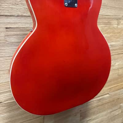 Fender Coronado II Hollow Body Guitar - 1967 - Cherry Red- Refinished back 6lbs w/Hard Case image 11
