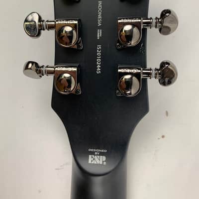 ESP LTD EC-401 QM See Thru Black Satin Electric Guitar B-Stock image 10