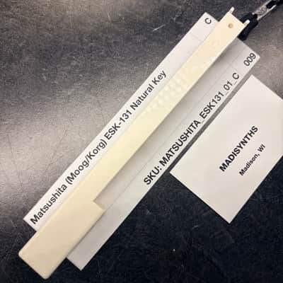 ORIGINAL Matsushita Replacement C Key (for ESK-131 Keybeds) for Moog MG-1, Prodigy, Rogue, Opus 3, Korg Minikorg 700, Minikorg 700S, MS-10, MS-20, VC-10, Poly Ensemble P, Univox K1/K2, and more