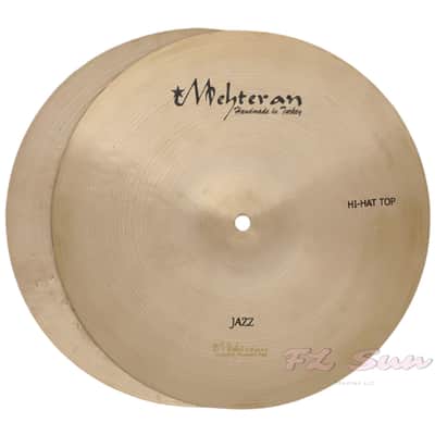 Mehteran Cymbals 3 pcs Soft Series 22" Sizzle Ride - 20 Crash - Jazz/Dry (Combo) Series 14" Hi-Hat Cymbal Set image 4