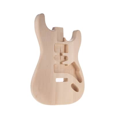 Unfinished Handcrafted Guitar Body Basswood Electric Guitar Body Guitar Barrel Replacement Parts image 3