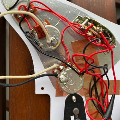 PRS SE Silver Sky Loaded Pickguard, 635JM “S” pickups mounted on Fender Pickguard image 9