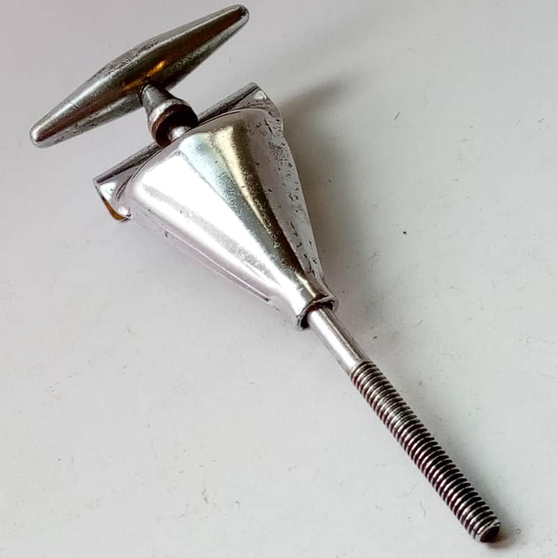 Slingerland 1+ 60s Sound King Bass Drum Tension T-Rod+Claw Chrome Vintage Radio image 1