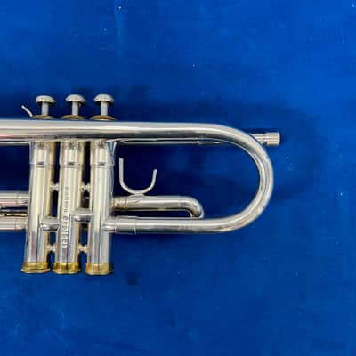 Used Conn USA 100B Bb Silver Trumpet with Conn 7C Mouthpiece & Original Case Just Serviced image 13