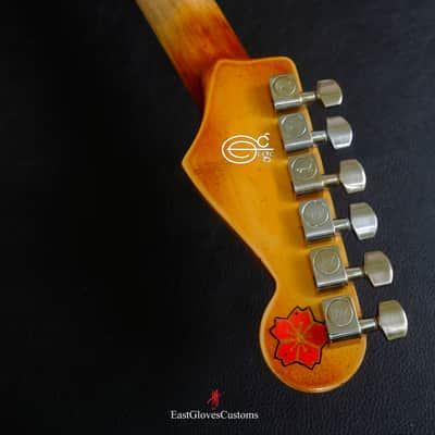 Fender MXY-7 Ohka Left Handed Cherry Blossom Kamikaze Heavy Aged Relic by East Gloves Customs (1of1) image 9