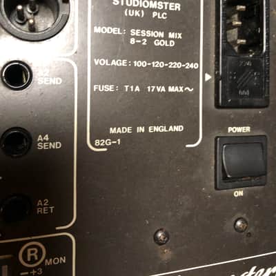 Studiomaster Session Mix 8-2 Gold Studio/Live Mixer image 6