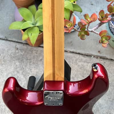 Fender American Double Fat Stratocaster with (Scalloped) Rosewood Fretboard 2000 - 2002 - Candy Apple Red image 8