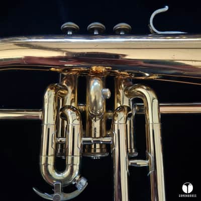 F.E Olds L12 flugelhorn Re-o-Loy #17 mouthpiece case GAMONBRASS imagen 13