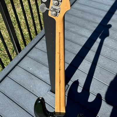 Fender Jazz Bass 1974 - rare & groovy "Left Handed" Jazz in Black w/Maple Neck ! image 10