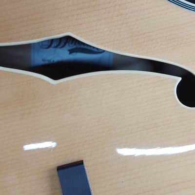 D'Angelico Excel EXL-1 Hollow Body Archtop with Pau Ferro Fretboard Natural image 12