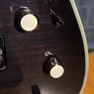 ESP LTD MH-401 FM See-Thru Black w/ EMG James Hetfield Pickups, Gotoh Locking Tuners & Original Floyd Rose Bridge image 9