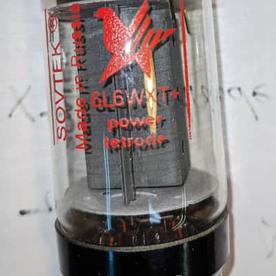 Sovtek vacuum tubes 6L6WXT+ tetrode 1980's image 2