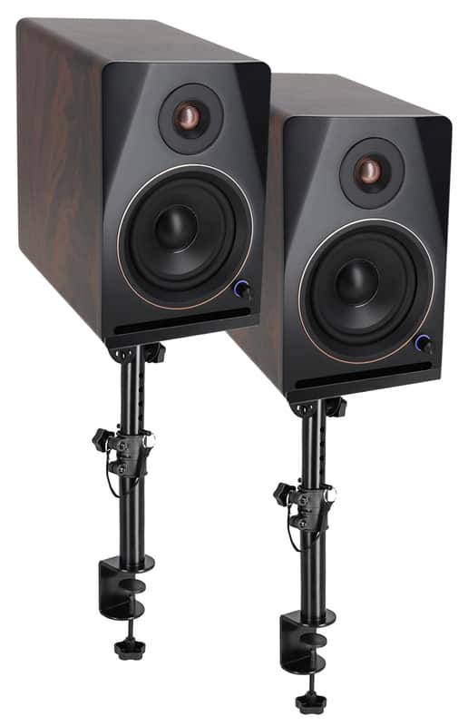 (2) Rockville APM5D v2 5.25" Powered Studio Monitors w/USB/Bluetooth+Desk Stands image 1