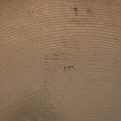 Vintage 22" Paiste Ludwig Standard Ride Cymbal 2116g image 4