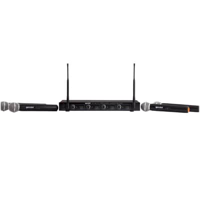 Gemini UHF-04M 4-Channel Wireless Handheld Microphone System