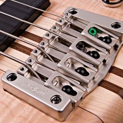 Cort Artisan A4 Plus Neck-Through Electric Bass, Open Pore Natural image 5