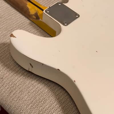 Nash T-52 Olympic White Medium Aging Guitar image 11