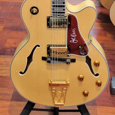 Epiphone Emperor Joe Pass Hollow Body Electric with Hardshell case 1998 - Natural image 1