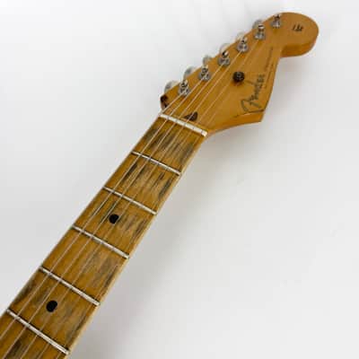 2022 Fender Vintera Road Worn 50s Stratocaster – Black image 10