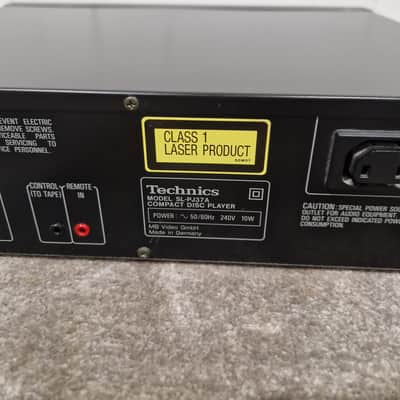 Technics SL-PJ37A - CD Player - Black - Spares or Repair image 11