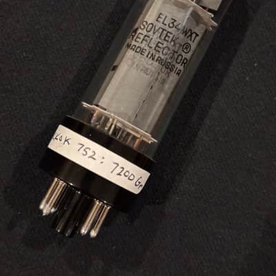 Sovtek EL34WXT NIB (1990s) Perfectly Matched QUADS image 3