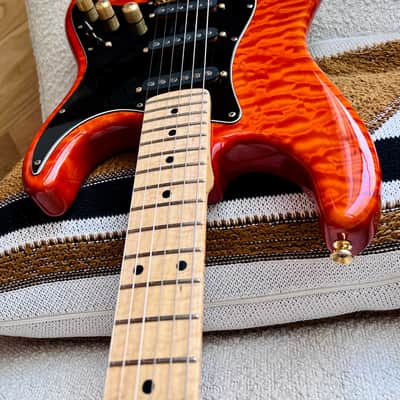 Schecter (ESP) ST-UC430 - Trans Orange 1989 image 6