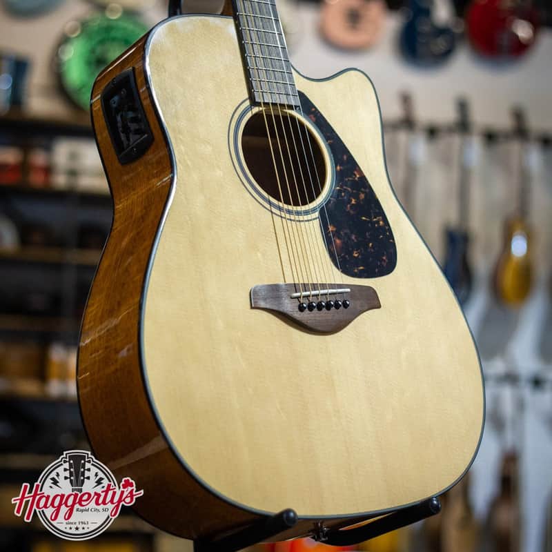 Yamaha FGX800C Dreadnought Acoustic-Electric Guitar image 1