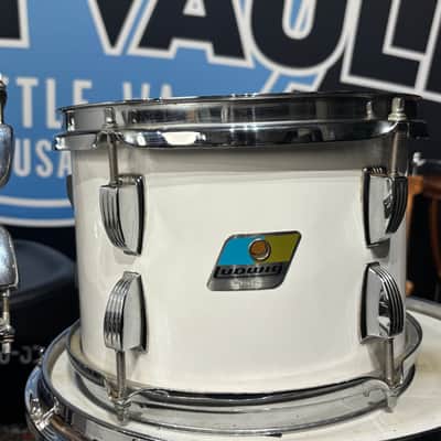 Ludwig Late 1970s Classic Maple Drum Set 22", 16", 13", 12", 10", White Cortex image 16