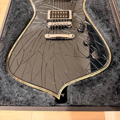 Ibanez PS3CM Paul Stanley Signature Black Cracked Mirror Iceman image 1