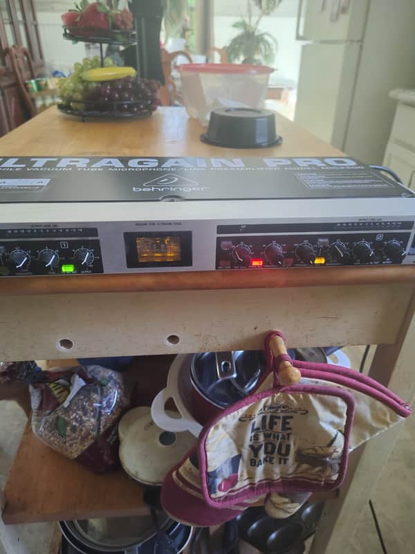 Behringer Ultragain Pro MIC2200 Vacuum Tube Mic Line Preamp | Reverb
