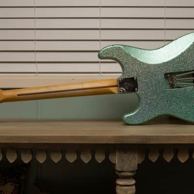 Fender - RLR Partscaster Stratocaster -  Aged Irish Mist Halo-Flake Sparkle  - Robert Cray Pickups image 12